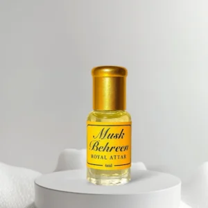 6ml bottle of Musk Behreen Royal Attar – Alcohol-free, long-lasting musk fragrance by La Atir