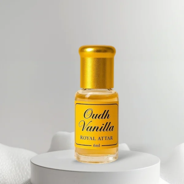 Oudh Vanilla Royal Attar 6ml Bottle by La Atir – Alcohol-Free Long Lasting Perfume Oil