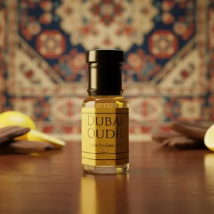 Dubai Oudh Luxury Attar bottle – 6ml alcohol-free, long-lasting unisex perfume oil