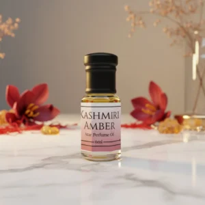 La Atir Kashmiri Amber Attar 6ml bottle – warm amber alcohol-free unisex perfume oil